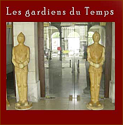 les gardiens du temps sculpture a la trançonneuse 2,20 m